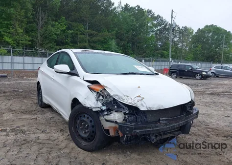2012 Hyundai Elantra Gls from USA, damaged, VIN 5NPDH4AE5CH133419